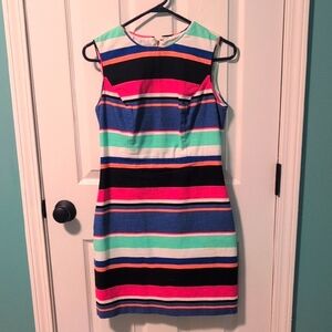 Kate Spade Colorful Striped Mini Dress